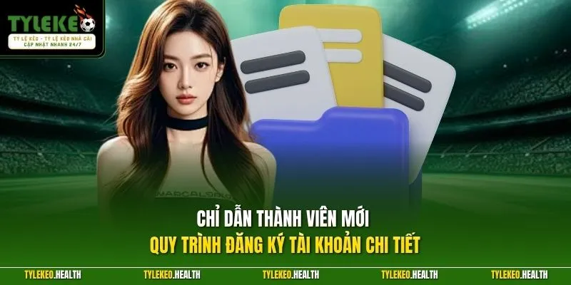 Chỉ dẫn thành viên mới quy trình đăng ký tài khoản chi tiết